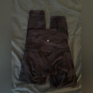 lululemon athletica Black Camo Leggings